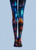 Blue Magic Potion Pantyhose Halloween Patterned Tights H67-2