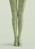 Forestcore Tree Ring Tights Fashion Hosiery H68-100
