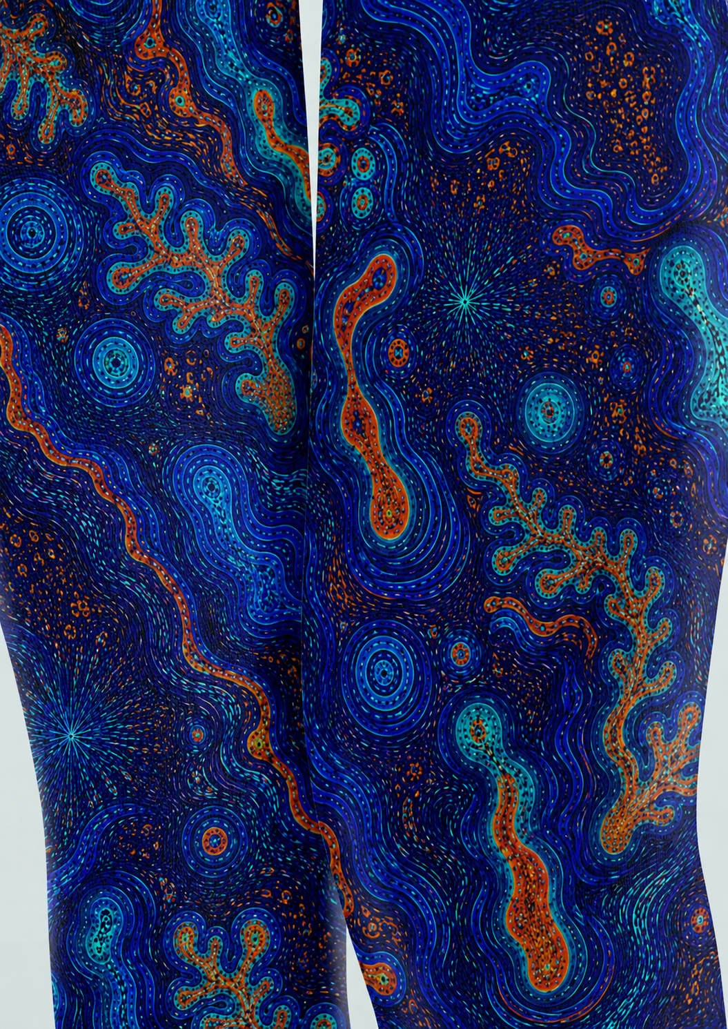 Artistic Cosmic Swirl Tights Hosiery Pantyhose H68-103