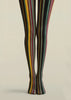 Retro Multicolor Striped Pantyhose Fashion Tights H68-12