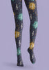 Street Art Music Print Tights Hosiery H68-25
