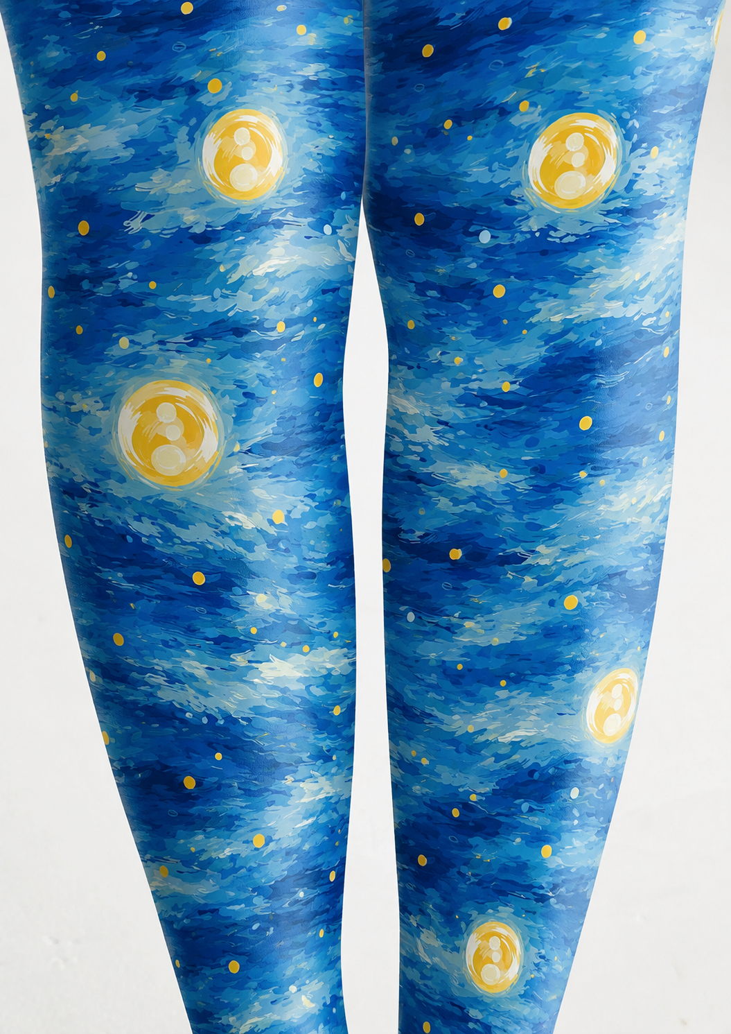 Blue Starry Sky Tights Artistic Patterned Pantyhose H68-34