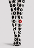 Black Star Circle Pattern Tights Artistic Pantyhose H68-49