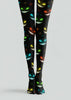 Glowing Monster Face Halloween Tights H69-21