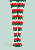 Holiday Party Stripe Tights Hosiery Pantyhose L610-3