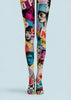 Pop Art Magazine Collage Tights Fashion Pantyhose L68-11