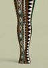 Abstract Pattern Tights Tribal Print Pantyhose L68-58