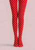 Red Mini Heart Tights Sweet Valentine Pantyhose L68-74