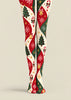 Christmas Bell Snowflake Print Pantyhose Tights Z610-38