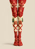 Christmas Gift Bow Print Tights Hosiery Pantyhose Z610-39