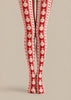 Christmas Bauble Stripe Tights Hosiery Pantyhose Z610-69
