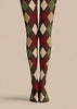 Preppy Argyle Diamond Tights Hosiery Pantyhose Z69-32