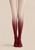 Wine Red Gradient Tights Hosiery Pantyhose Z69-35