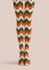 Chevron Pattern Graphic Tights Hosiery Pantyhose Z69-58