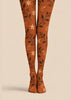 Autumn Floral Botanical Tights Hosiery Pantyhose Z69-81