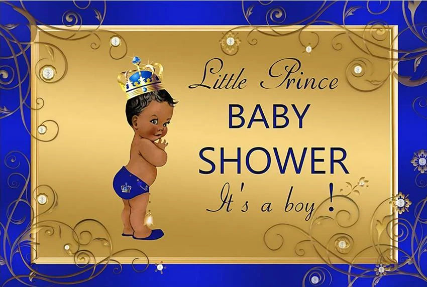 Little Prince Baby Shower Backdrop