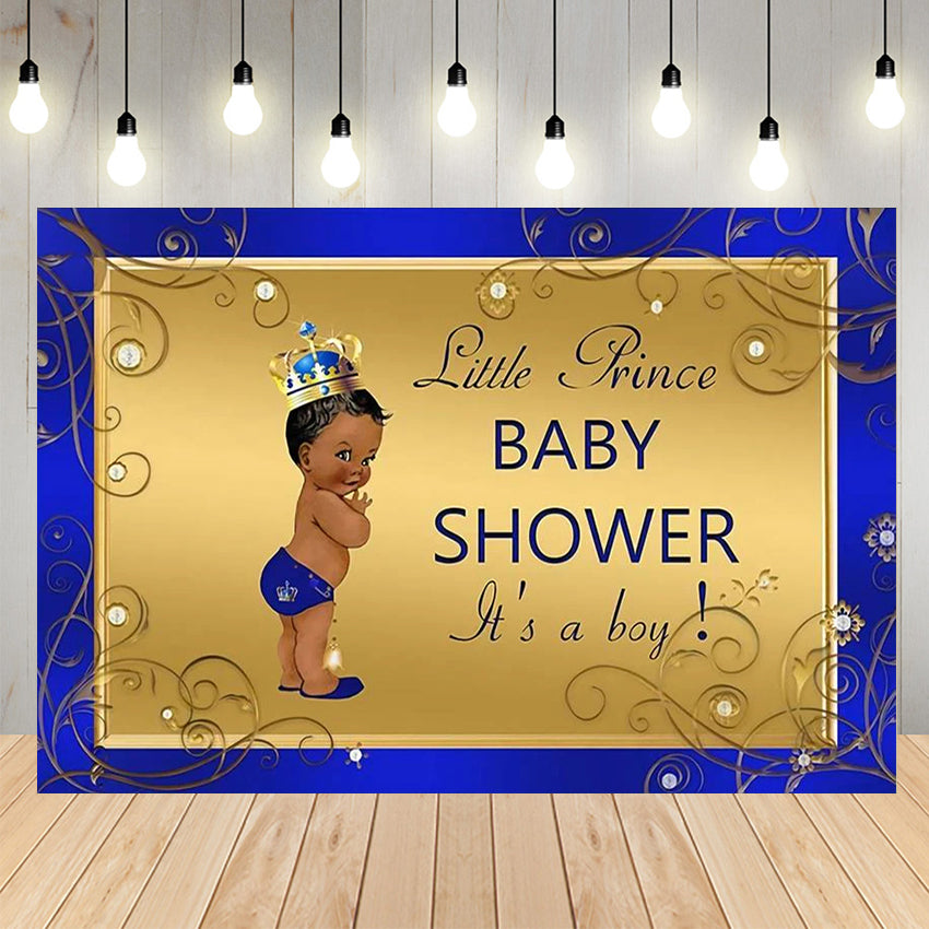 Little Prince Baby Shower Backdrop