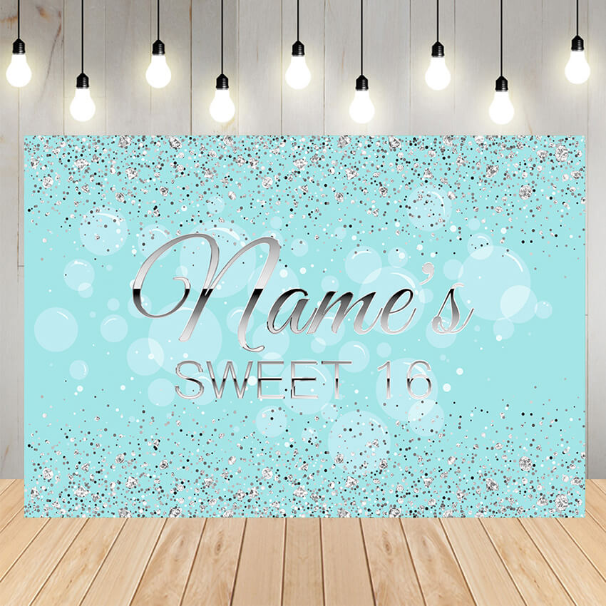 Sweet 16 Diamond Custom Backdrop