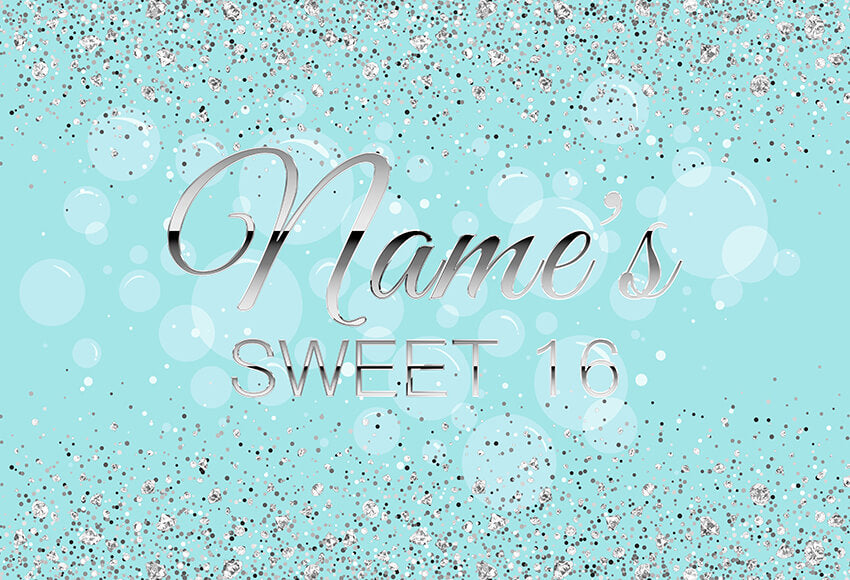 Sweet 16 Diamond Custom Backdrop