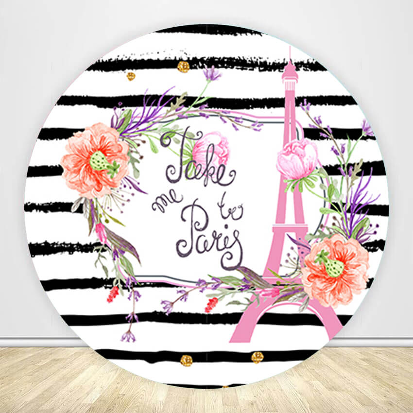 Custom Round Backdrop Cover Party Decoration