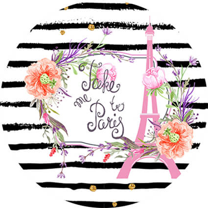 Custom Round Backdrop Cover Party Decoration