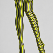 Cyber Glow Striped Tights Hosiery Pantyhose D68-11