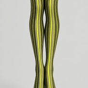 Cyber Glow Striped Tights Hosiery Pantyhose D68-11