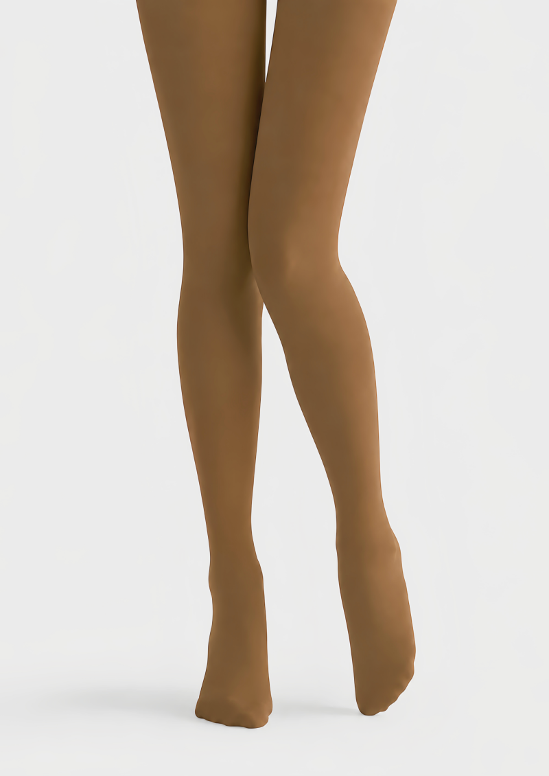 Brown Fall Winter Tights Solid Color Everyday Pantyhose D68-12