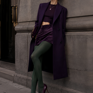 Dark Green Everyday Tights Solid Color Pantyhose D68-13