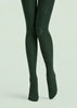 Dark Green Everyday Tights Solid Color Pantyhose D68-13
