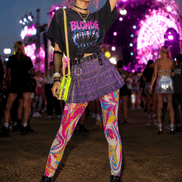 Psychedelic Marble Swirl Festival Tights Rave Pantyhose D68-4