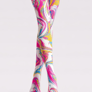 Psychedelic Marble Swirl Festival Tights Rave Pantyhose D68-4