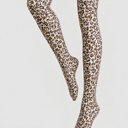 Brown Leopard Print Tights Fashion Pantyhose D68-9