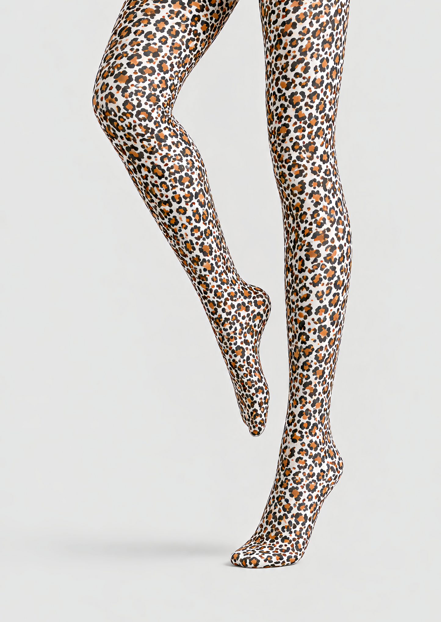 Brown Leopard Print Tights Fashion Pantyhose D68-9