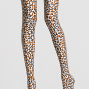 Brown Leopard Print Tights Fashion Pantyhose D68-9