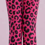 Fashion Pink Leopard Animal Tights Hosiery D69-2