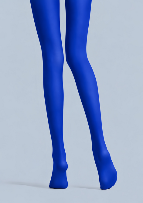 Royal Blue Basic Tights Hosiery Pantyhose D69-4