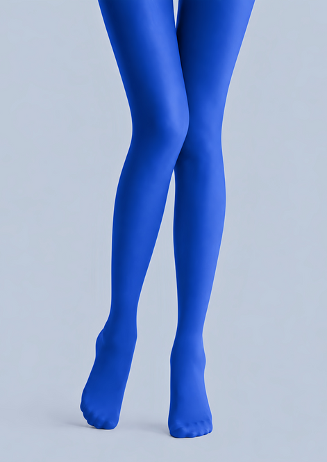 Royal Blue Basic Tights Hosiery Pantyhose D69-4