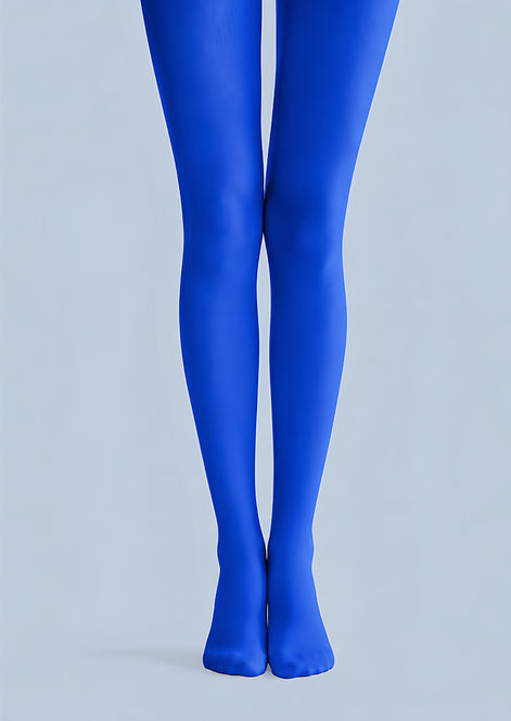 Royal Blue Basic Tights Hosiery Pantyhose D69-4