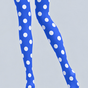 Pop Style Blue Dot Pattern Tights Hosiery Pantyhose D69-9