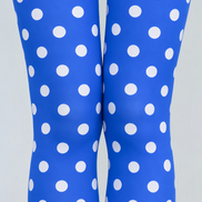 Pop Style Blue Dot Pattern Tights Hosiery Pantyhose D69-9