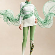 Fantasy Floral Horse Print Tights Pantyhose Z68-5