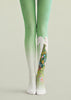 Fantasy Floral Horse Print Tights Pantyhose Z68-5