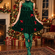 Christmas Tree Gift Box Print Tights Pantyhose H610-11