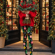 Christmas Graphic Print Tights Hosiery Pantyhose H610-2