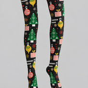 Christmas Graphic Print Tights Hosiery Pantyhose H610-2