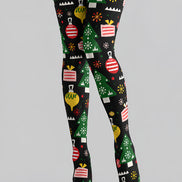 Christmas Graphic Print Tights Hosiery Pantyhose H610-2