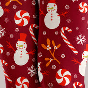 Christmas Snowman Candy Cane Pattern Tights Hosiery H610-21