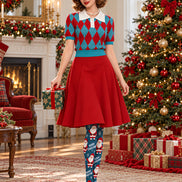 Merry Christmas Santa Print Tights Hosiery Pantyhose H610-22