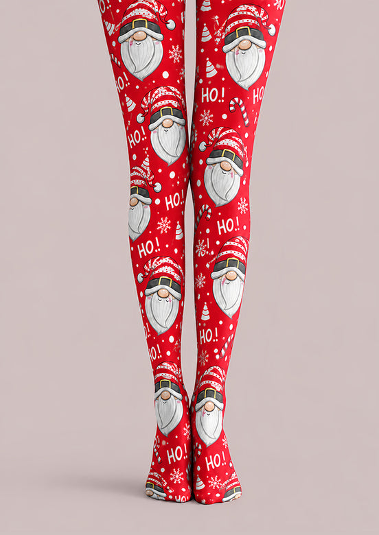 Christmas Santa Gnome Print Tights Hosiery Pantyhose H610-23